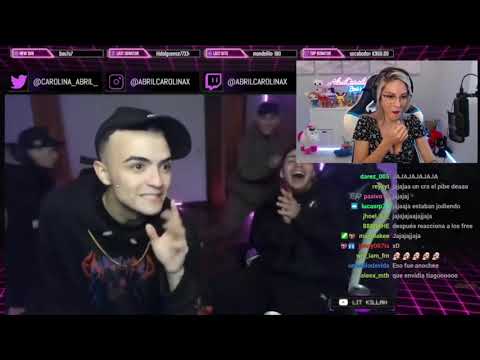 ABRILCAROLINAX REACCIONA A TIAGO LE ROBA UN BESO A LIT KILLAH