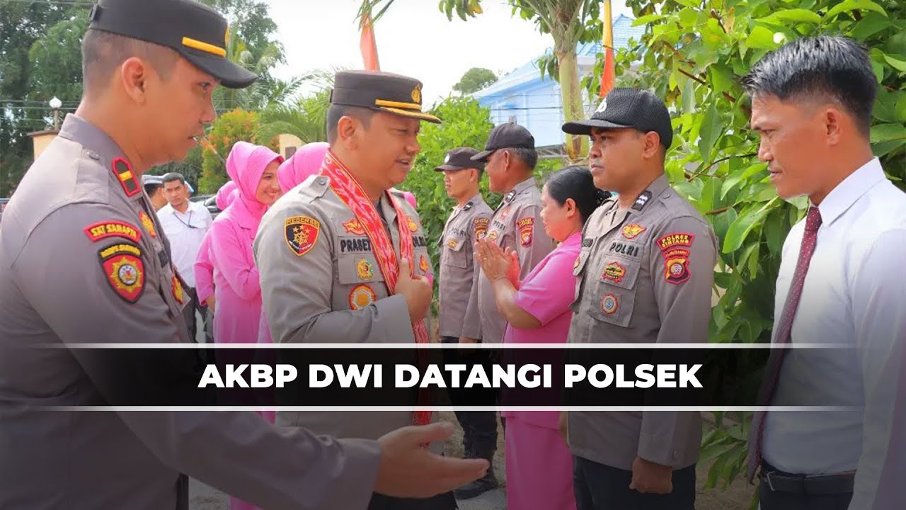 AKBP Dwi Prasetyo Kunjungi Polsek Sepauk dan Sungai Tebelian