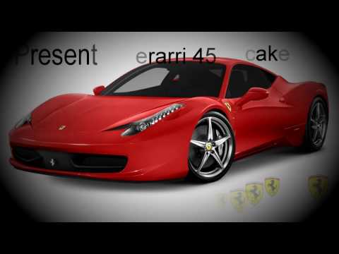 Ferrari 458 Cake