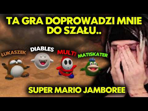 TA GRA DOPROWADZI MNIE DO SZAŁU.. | SUPER MARIO JAMBOREE /w DIABLES, MATISKATER, ŁUKASZEK!