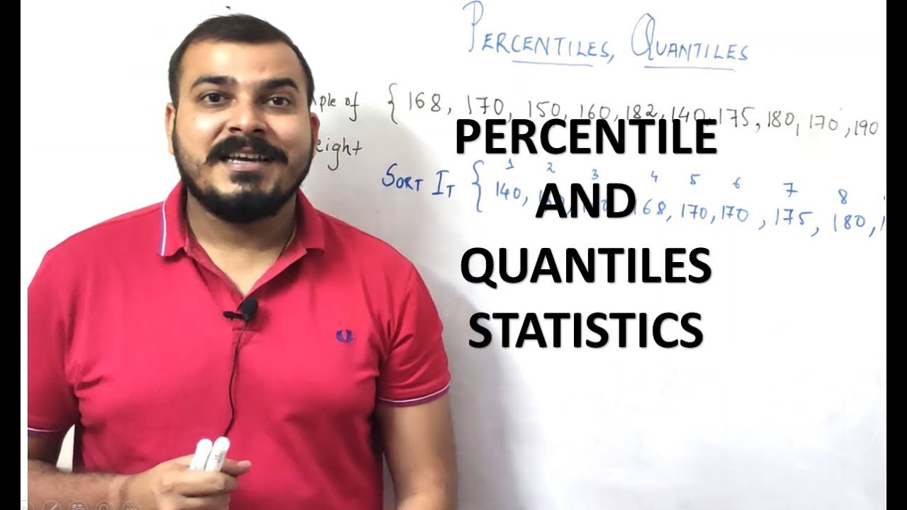 STATISTICS- PERCENTILES and QUANTILES