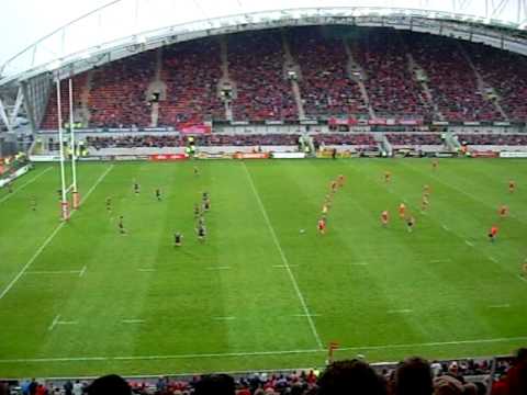 Munster v Ospreys Heineken Cup o'Gara misses