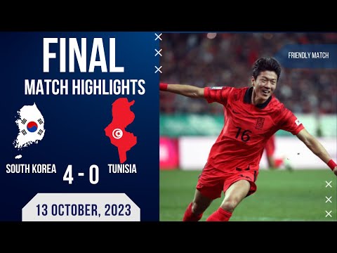 South Korea 4-0 Tunisia