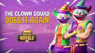 The Clown Squad Does It Again!! Fortnite Battle Royale Gameplay - Ninja