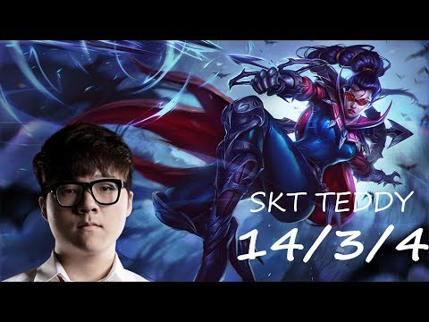 T1 Teddy Stream, Teddy Vayne KDA 14/3/4