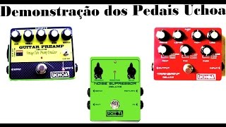 Video thumbnail for Pedais Uchoa - Noise Supressor + Guitar Preamp + Transamp by William Santos