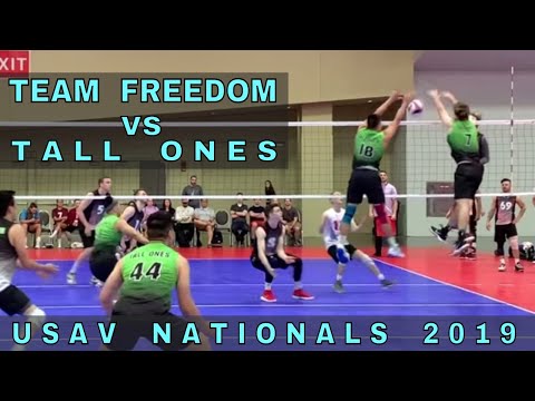 Team Freedom vs Tall Ones (Day 2 Match 4) | USAV Nationals 2019