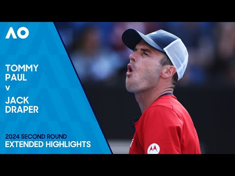Tommy Paul v Jack Draper Extended Highlights | Australian Open 2024 Second Round