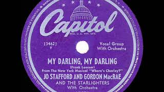 1949 HITS ARCHIVE: My Darling, My Darling - Jo Stafford &amp; Gordon MacRae (a #1 record)