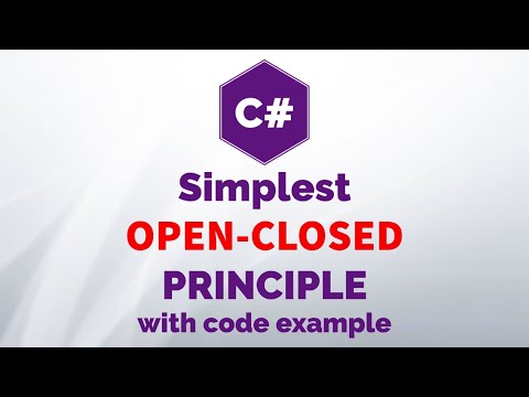 Simplest Open-Closed Principle with Code Example in C#