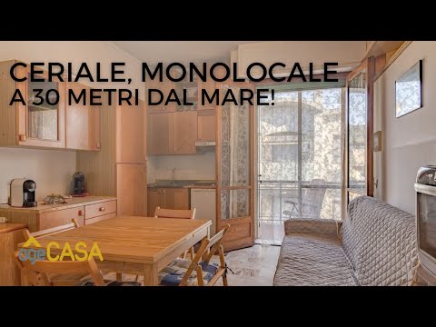 AMPIO MONOLOCALE A 3O METRI DAL MARE!!!