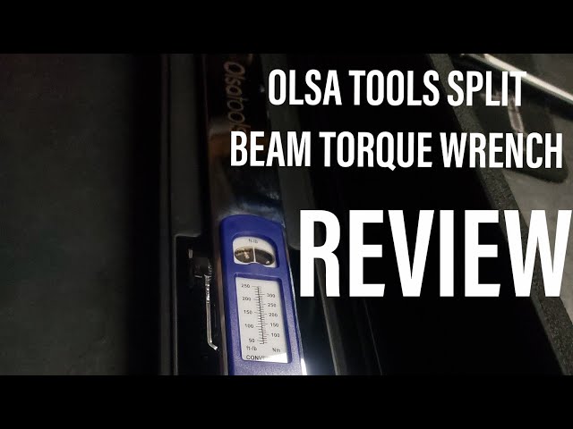 Youtube Video for Split Beam Torque Wrench 1/2" Drive (50-250 ft-lb Torque Range) - ±4% Accuracy by Redemption Garage