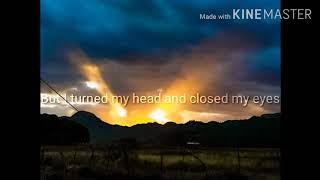 I heard goodbye(dan + shay)short lyric video