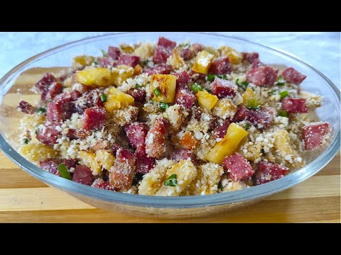 FAROFA SIMPLESMENTE INCRÍVEL E RÁPIDA - CULINÁRIA COM AMOR