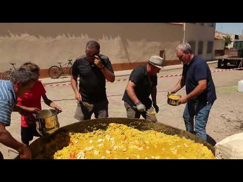 Sobradillo enfila el final de las fiestas de Santiago con una paella de 900 raciones