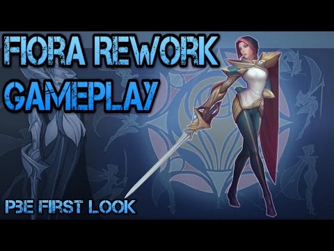 Fiora Rework | Gameplay and Commentary | First look