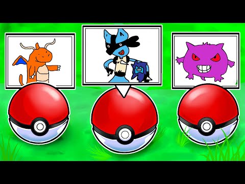 Escolha o Pokémon Pelo Desenho no Minecraft Pixelmon