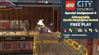 Lego City Undercover: Special Assignment 6 Astronaughty (Apollo Island Space Center) FREE PLAY - HTG