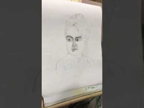 Drawing & Quotes of Swami Vivekananda by Shuban Subhra Das