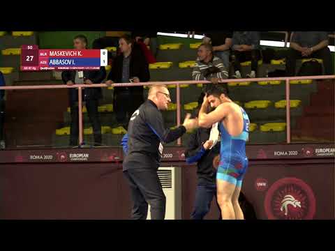 Qual. GR - 87 kg: K. MASKEVICH (BLR) v. I. ABBASOV (AZE)