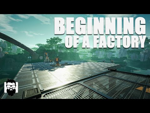 Satisfactory - BEGINNING OF A FACTORY - PLANNING AND BUILDING - E02