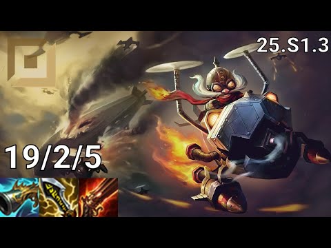 Corki ADC vs Ezreal - EUW diamond | Patch 25.S1.3