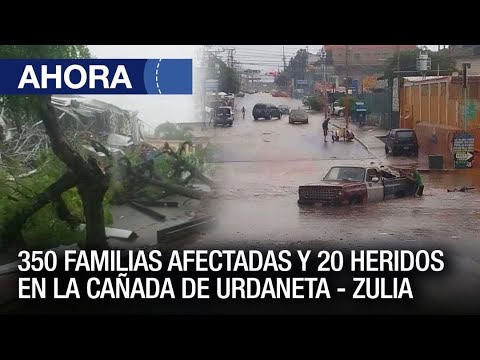350 familias afectadas y 20 heridos en La Cañada de Urdaneta - #Zulia | 17Ago - VPItv