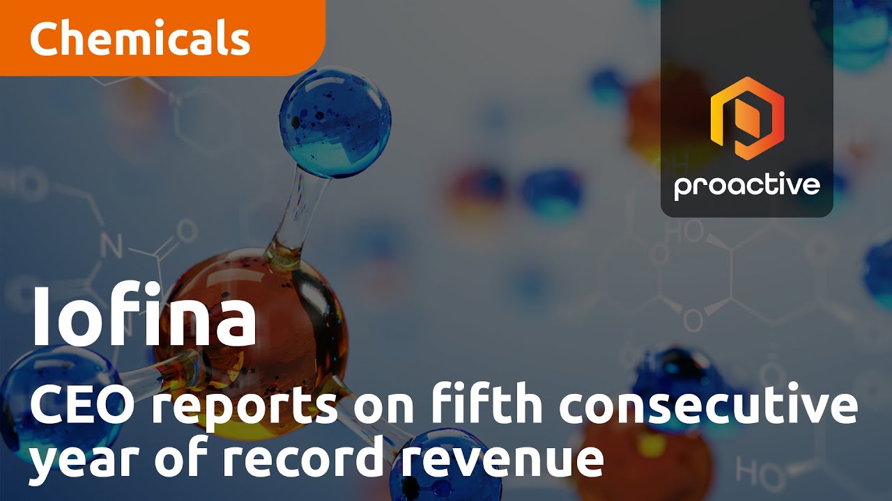 Iofina CEO reports on fifth consecutive year of record revenue