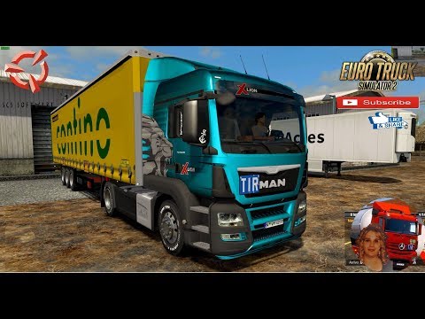 Euro Truck Simulator 2 (1.36) MAN TGS Euro 6 Updates for 1.36 Road to Germany + DLC's & Mods