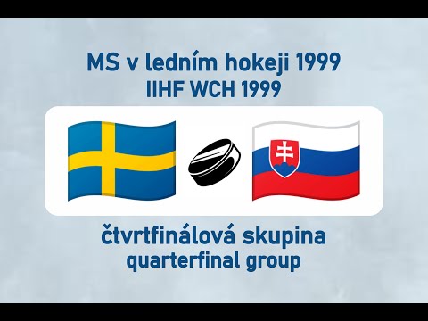 MS v ledním hokeji 1999, SWE-SVK (čtvrtfinálová skupina)
