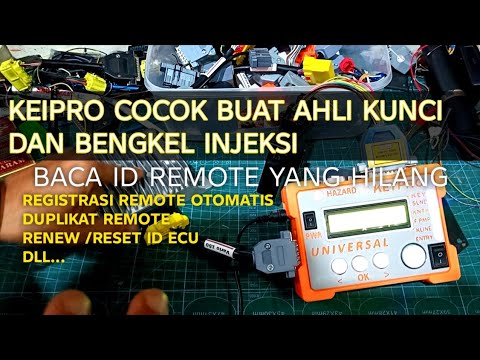 Keypro is suitable for smart key motorcycle locksmiths. Automatic ID reading and registration.