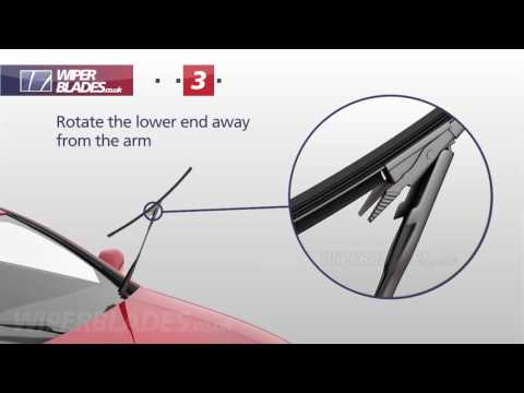 How to Fit WBTR-1 Aerowiper Pinch Tab Flat Wiper Blades