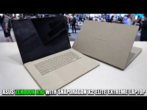 ASUS ZenBook A16 With Snapdragon X2 Elite Extreme Laptop Launched At CES 2026