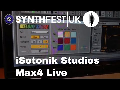 Synthfest 2018 - isotonik Studios Melody Sauce, ClyphX and more