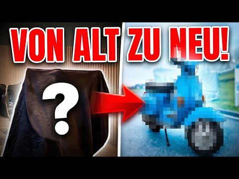 Customer sees his DREAM VESPA for the first time