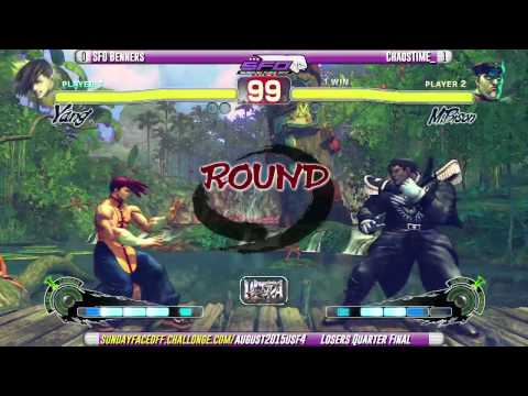 SFO Monthly August 2015 - USF4 - Top 8 Losers - SFO Benners vs ChaosTIME_