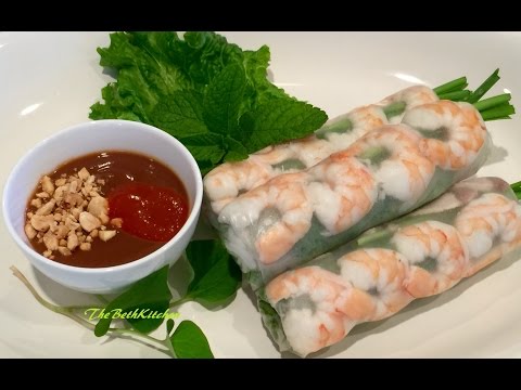 Gỏi Cuốn - Vietnamese Fresh Spring Rolls