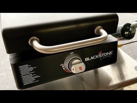 Honest Review Of The New Blackstone 17” Table Top Griddle With Hood / How to Season With Bacon!