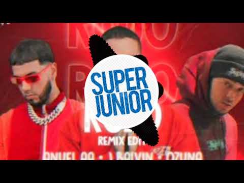 Rojo (Remix Edit) - J Balvin ft Ozuna & Anuel AA -Super Junior-