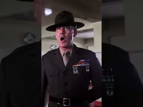 FULL METAL JACKET : ENTER THE DRILL INSTRUCTOR! (Sorry for the title error) #shorts