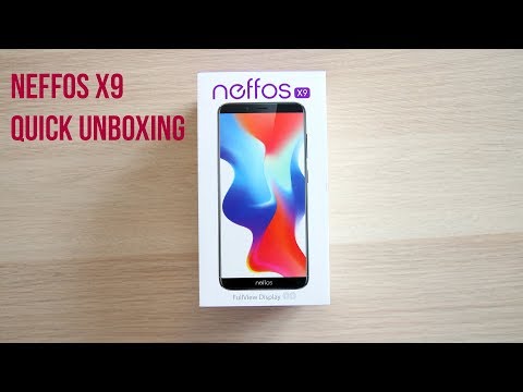 Neffos X9 Quick Unboxing
