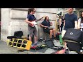 Dennis Brown, Revolution (cover by One Ground) - busking in the streets of London, UK