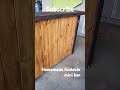 foldable mini bar