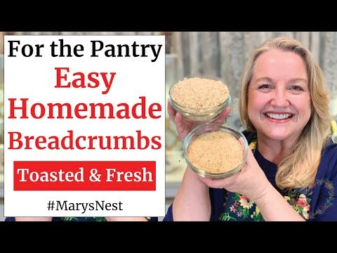 Homemade Bread Crumbs - Fresh, Toasted, and Easy Panko...