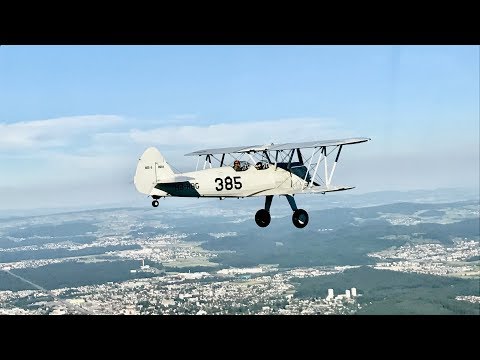 Boeing Stearman: Altenrhein (LSZR) to Schupfart (LSZI)