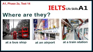 IELTS Life Skills A1 Listening Test 14  ►  New 🇬🇧