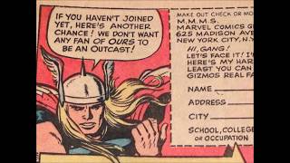 COMIC MAN PRODUCTIONS: MERRY MARVEL MARCHING SOCIETY WASHINGTON POST ARMY THOR COMIC BOOK AD 1972