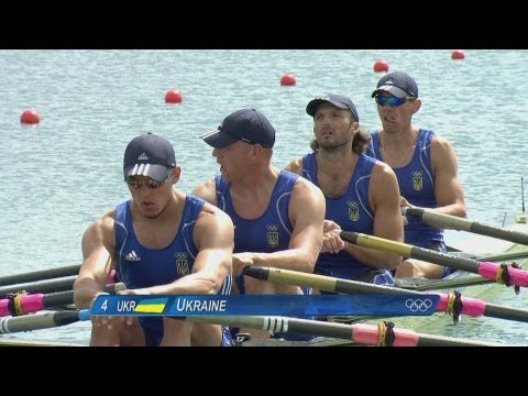 Men's Quadruple Sculls Rowing Heats Replay -- London 2012 Olympics