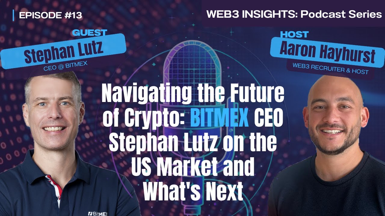 Navigating the Future of Crypto: BITMEX CEO Stephan Lutz on the US Market and What's Next