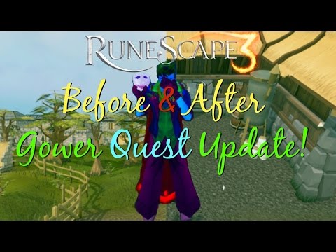 RuneScape: Before & After Gower Quest Update!
